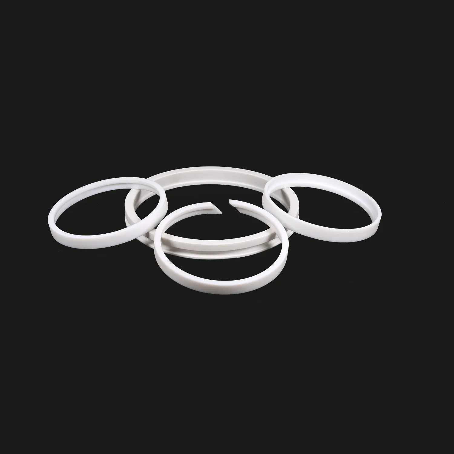 Hochwertiges Führungsringelement aus reinem PTFE für Hydraulikzylinder