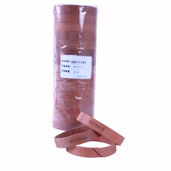 Hydraulikzylinder, Hochdruck-Phenolharz, rote Verschleißringe, Führungselemente